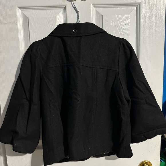 Lux black wool like coat 🧥 - Picture 2 of 7